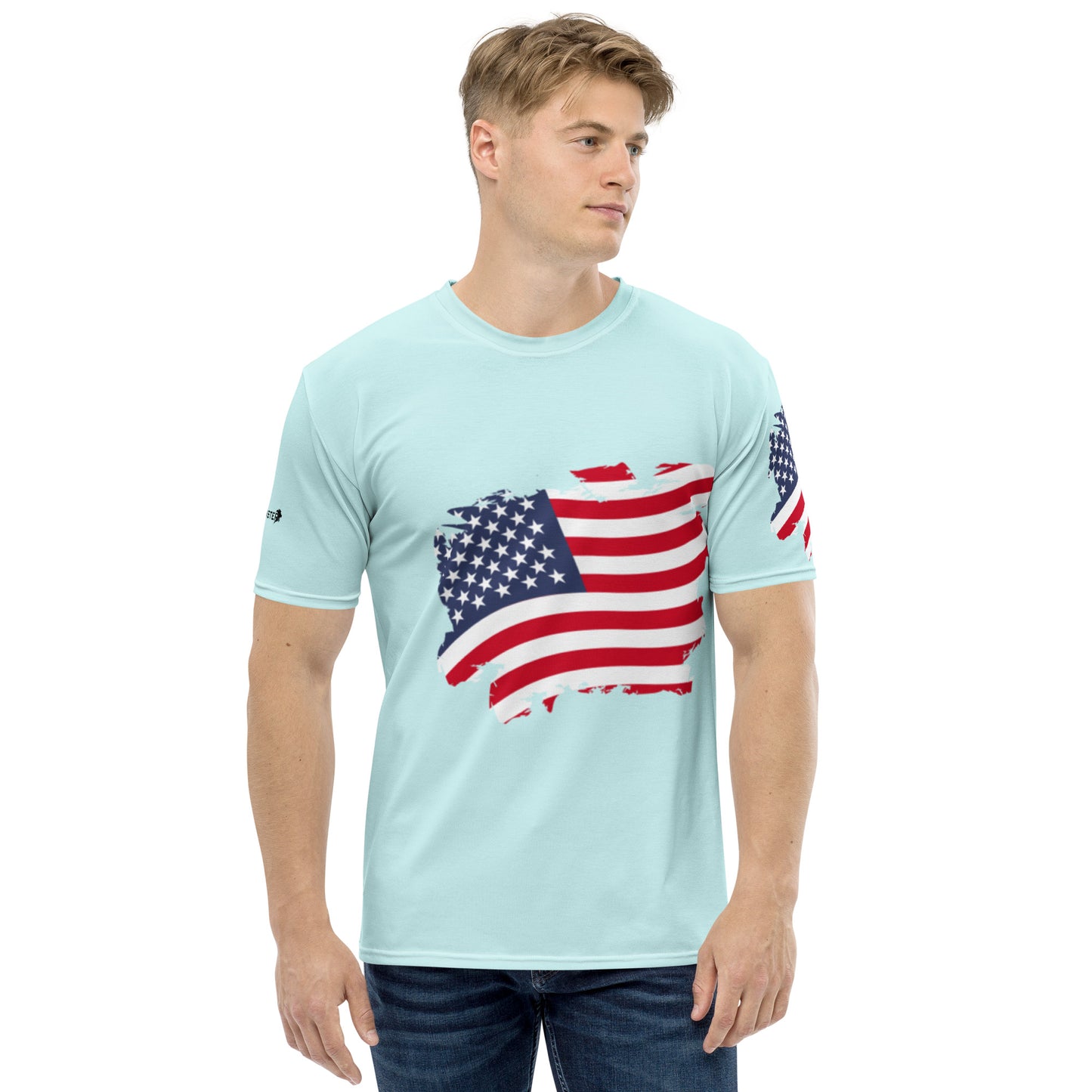 US Flag Patter T-shirt