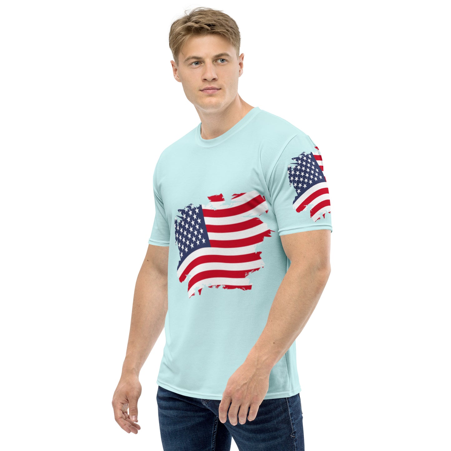 US Flag Patter T-shirt