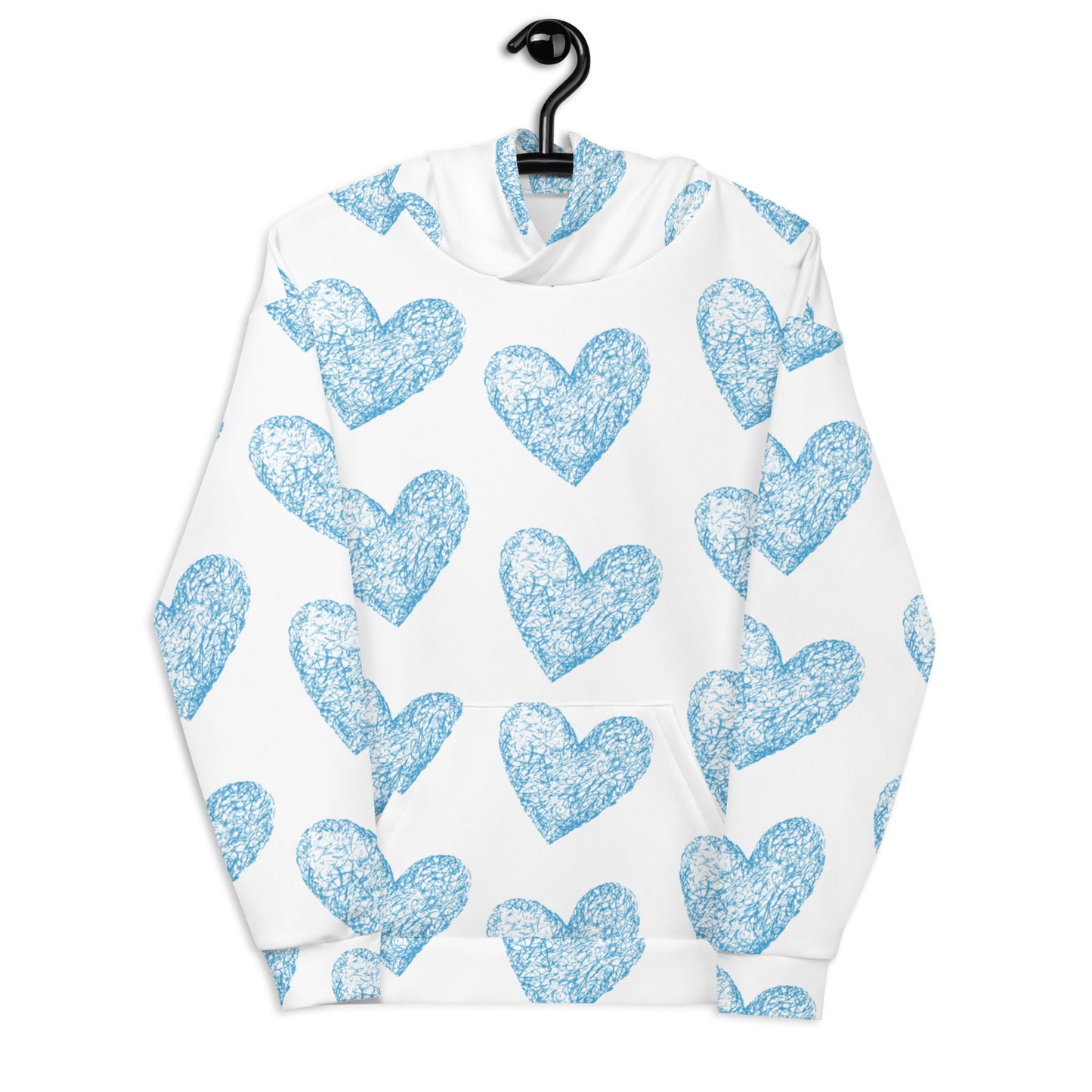 Love Pattern Hoodie