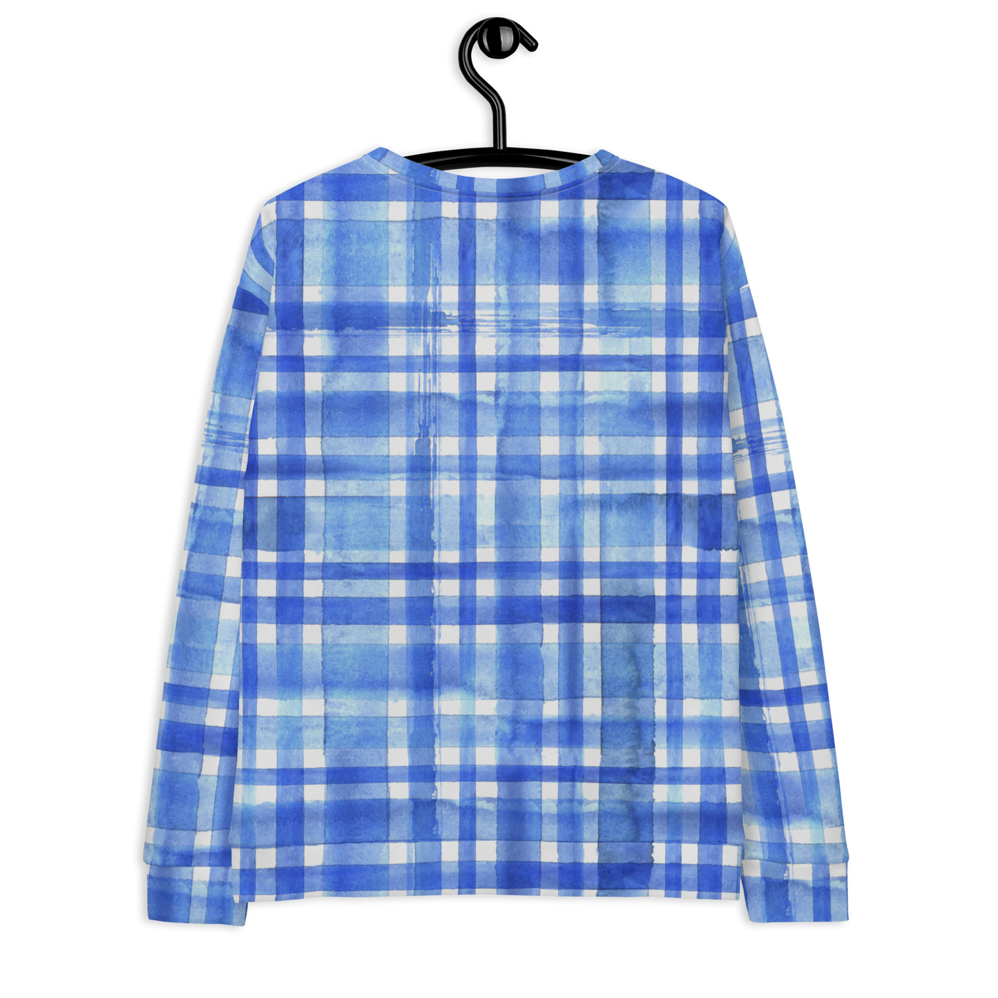 Blue Plaid Sweatshirt