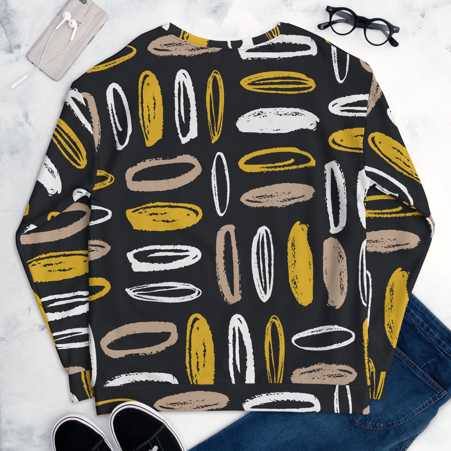 Abstract Seamless Pattern Sweatshirt