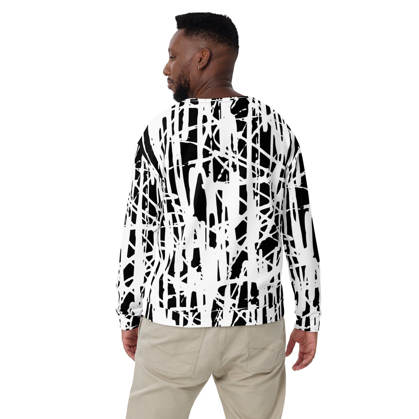 Playful Scribble Pattern Sweatshirt