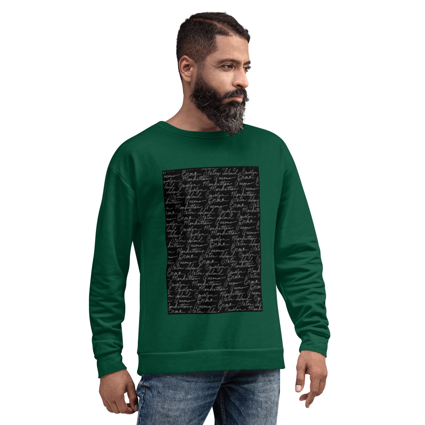 New York Pattern Boroughs Sweatshirt