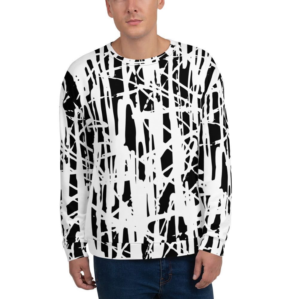 Playful Scribble Pattern Sweatshirt