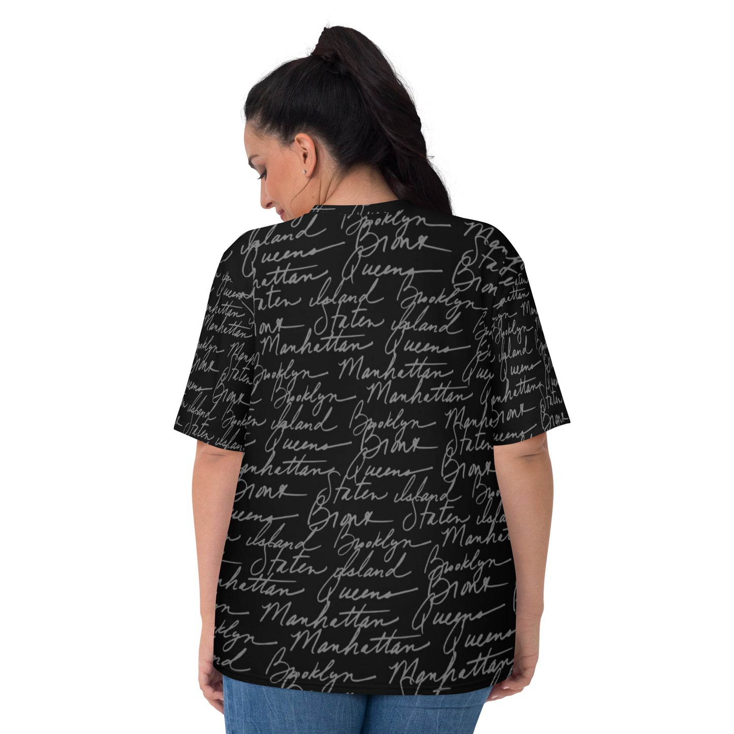 New York Pattern Boroughs T-Shirt