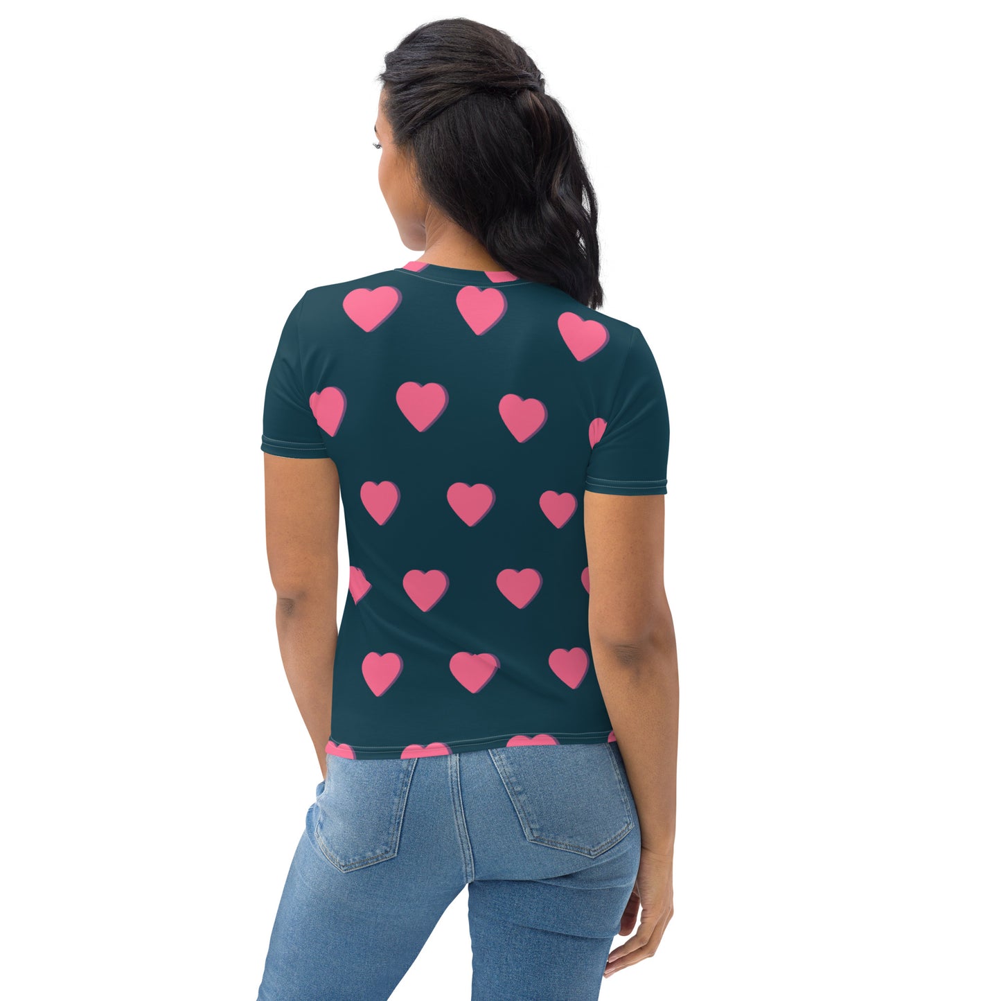 Heart Print Women's T-shirt