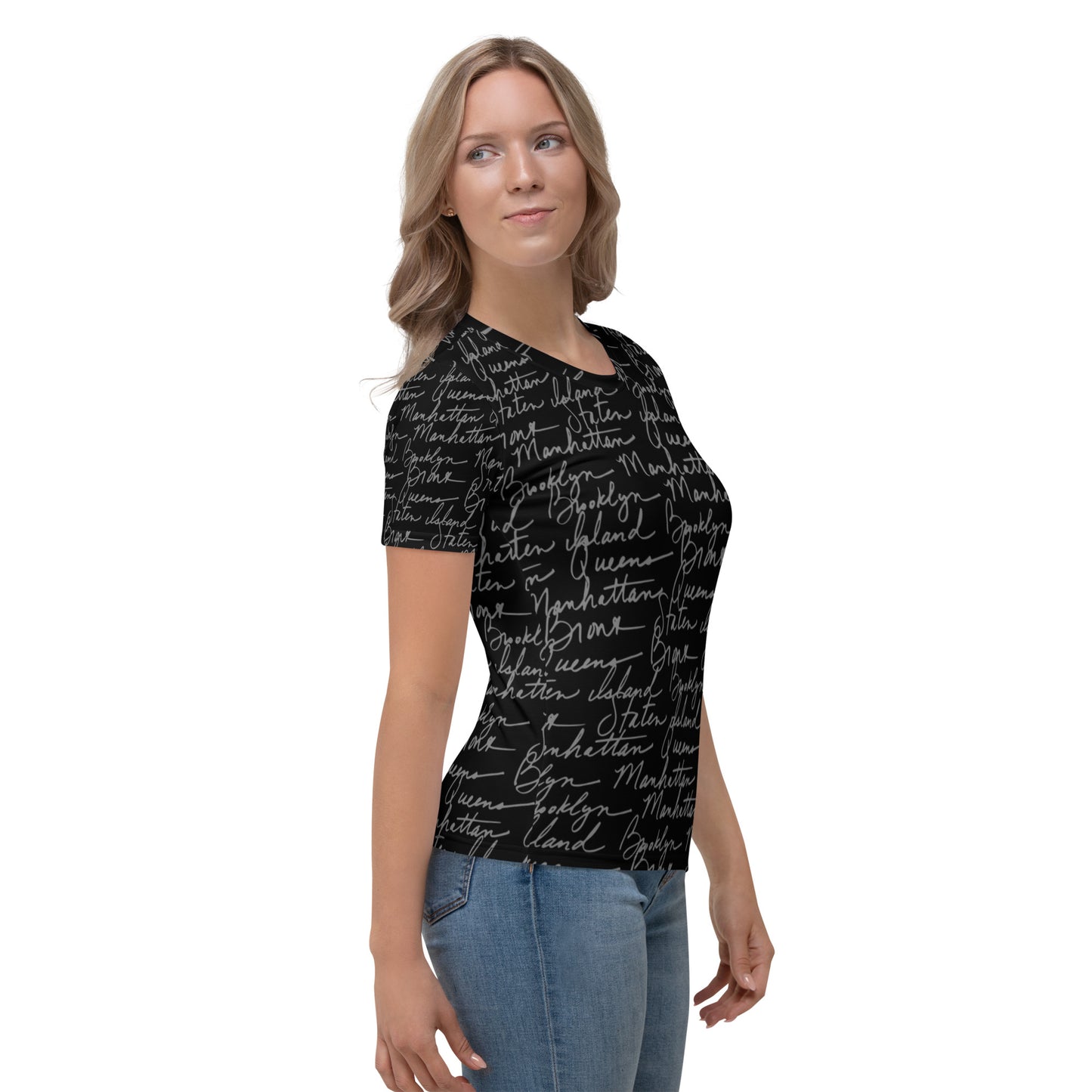 New York Pattern Boroughs T-Shirt