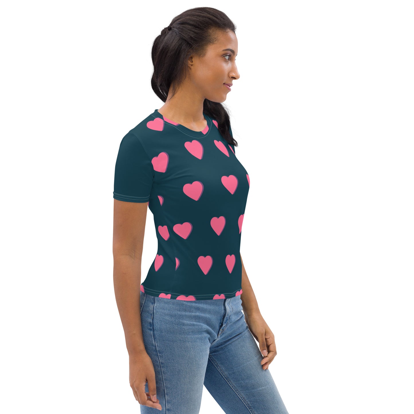 Heart Print Women's T-shirt