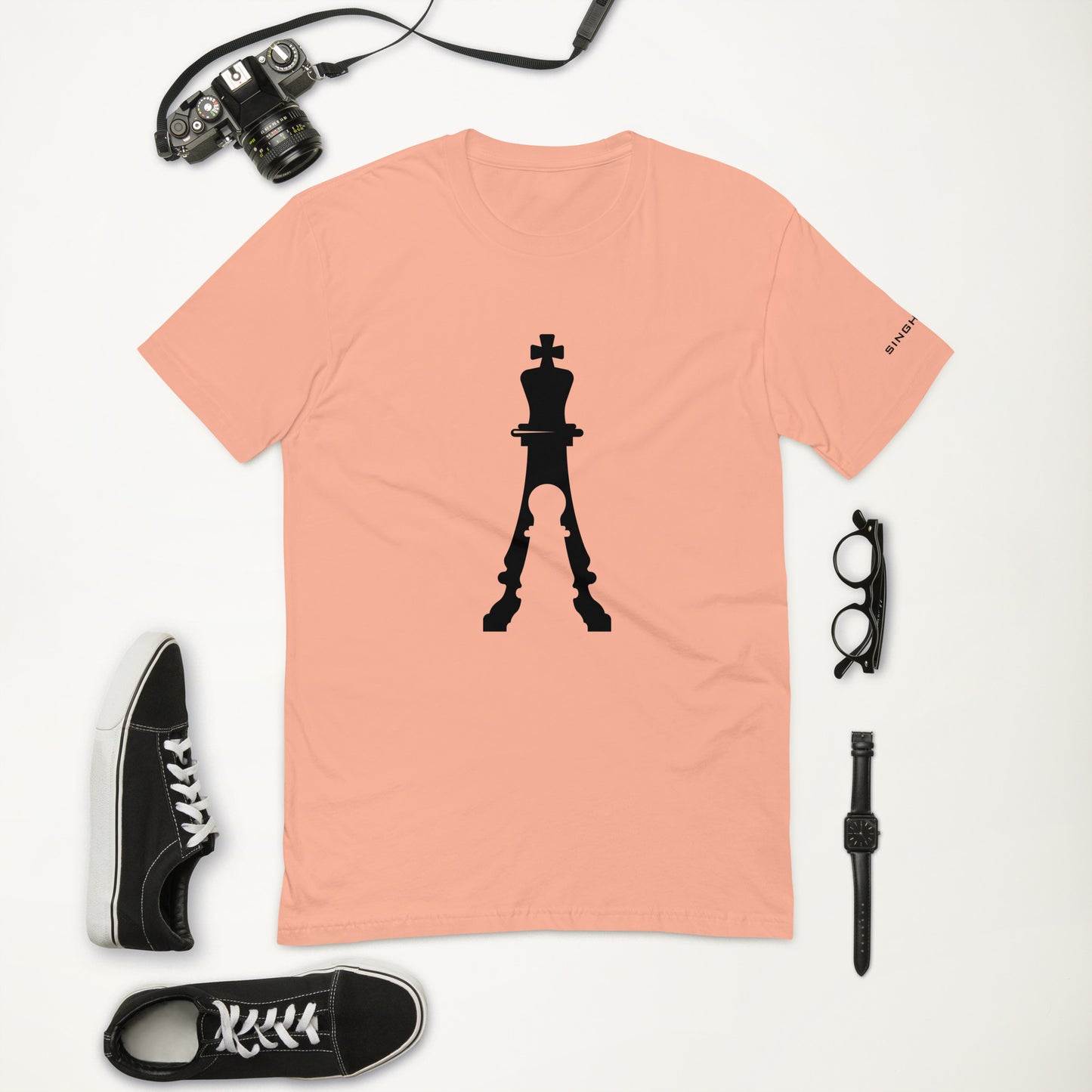 King Pawn Printed Short Sleeve T-shirt