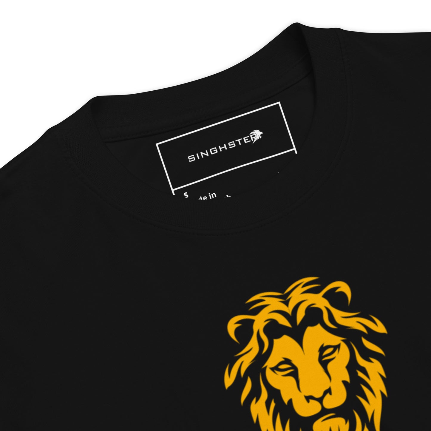 Singhster Lion Logo Heavyweight Tee