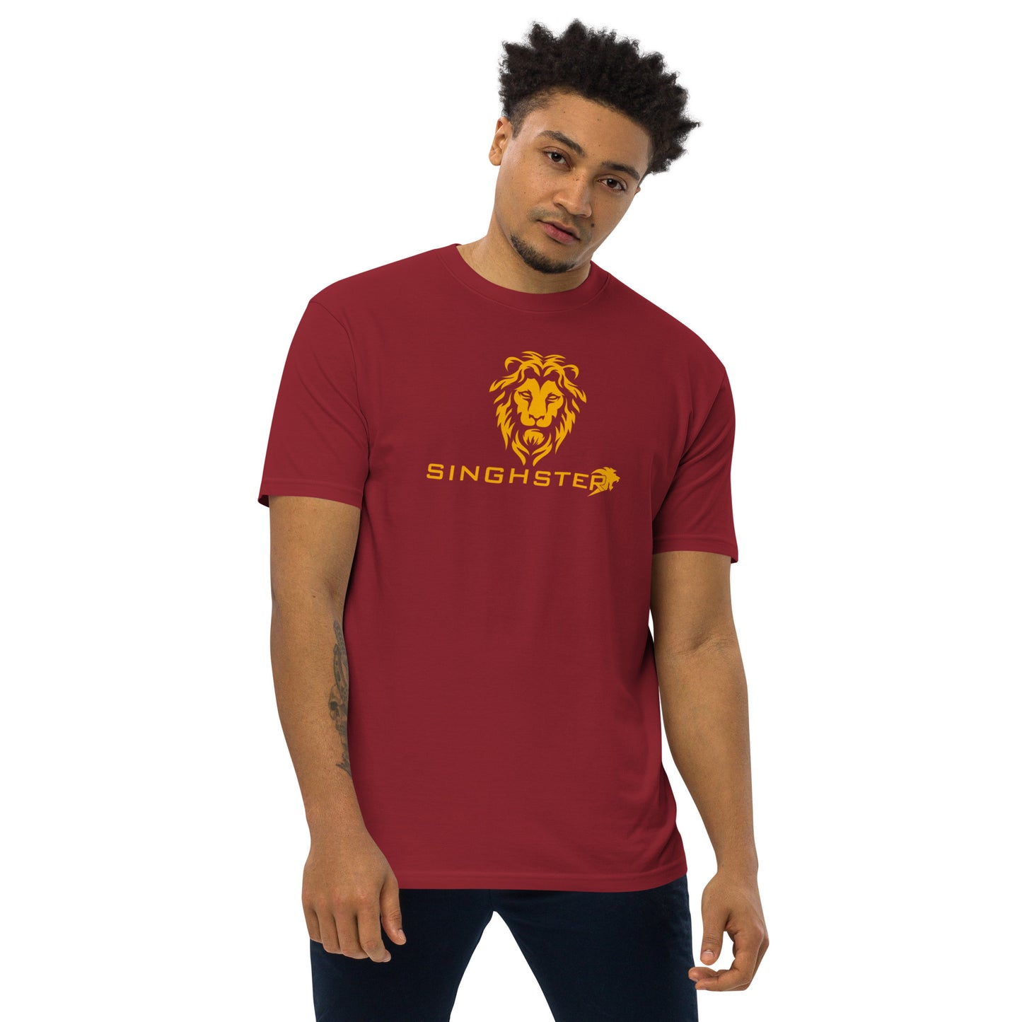 Singhster Lion Logo Heavyweight Tee