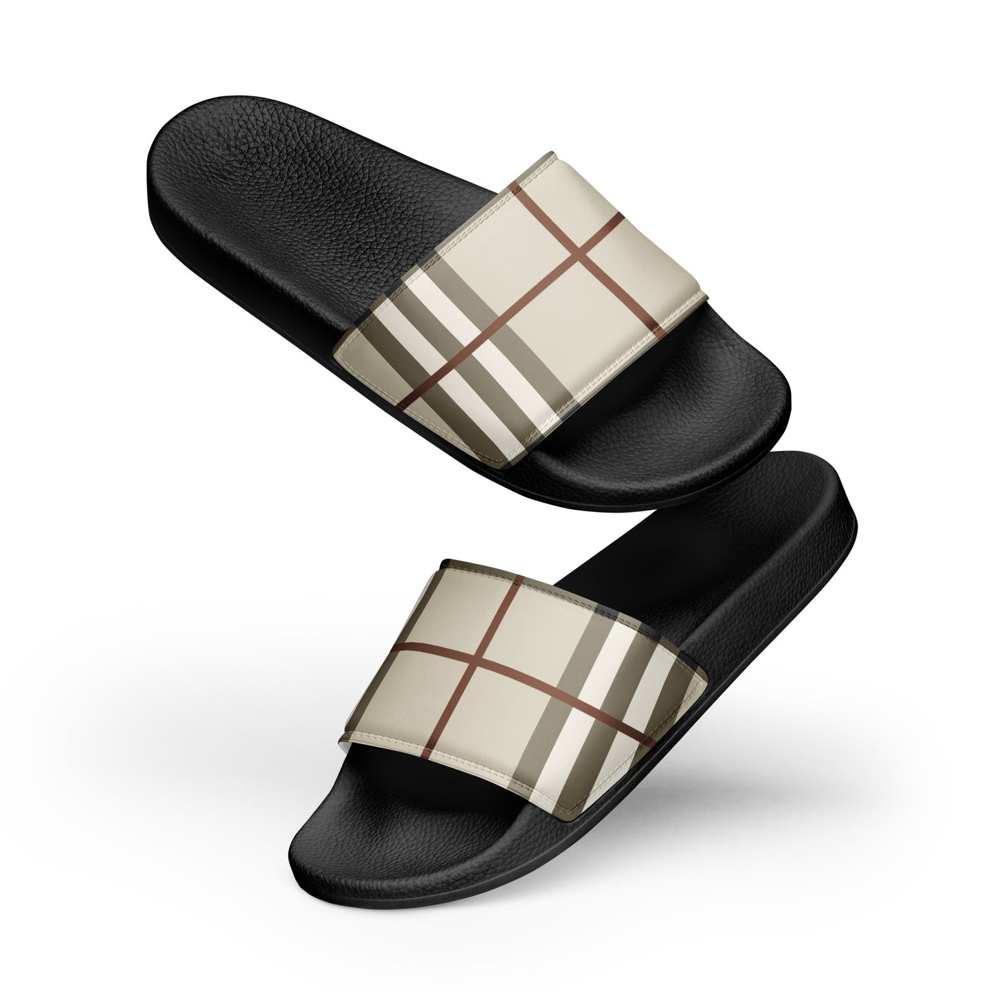 Vintage Check Print Slides