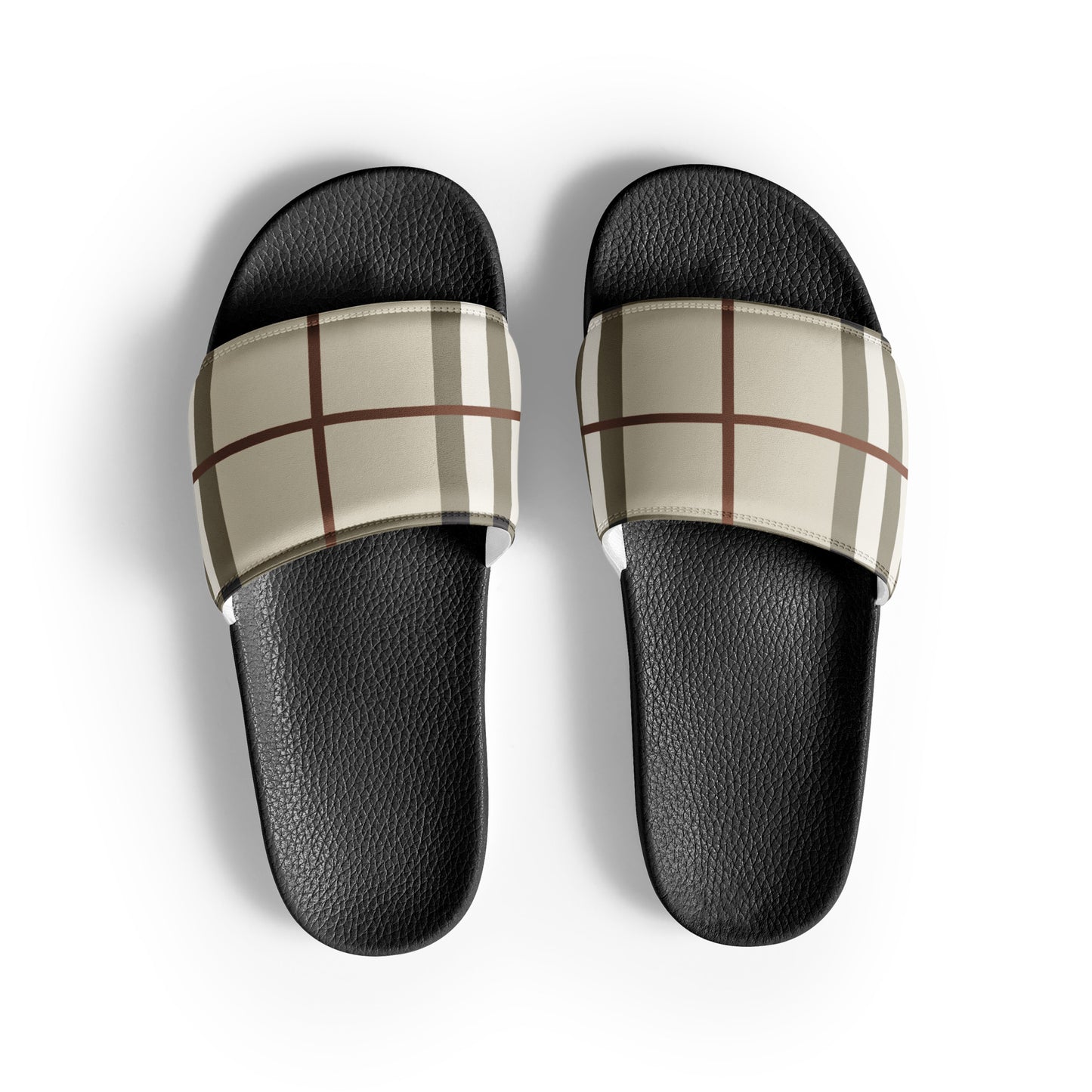 Vintage Check Print Slides