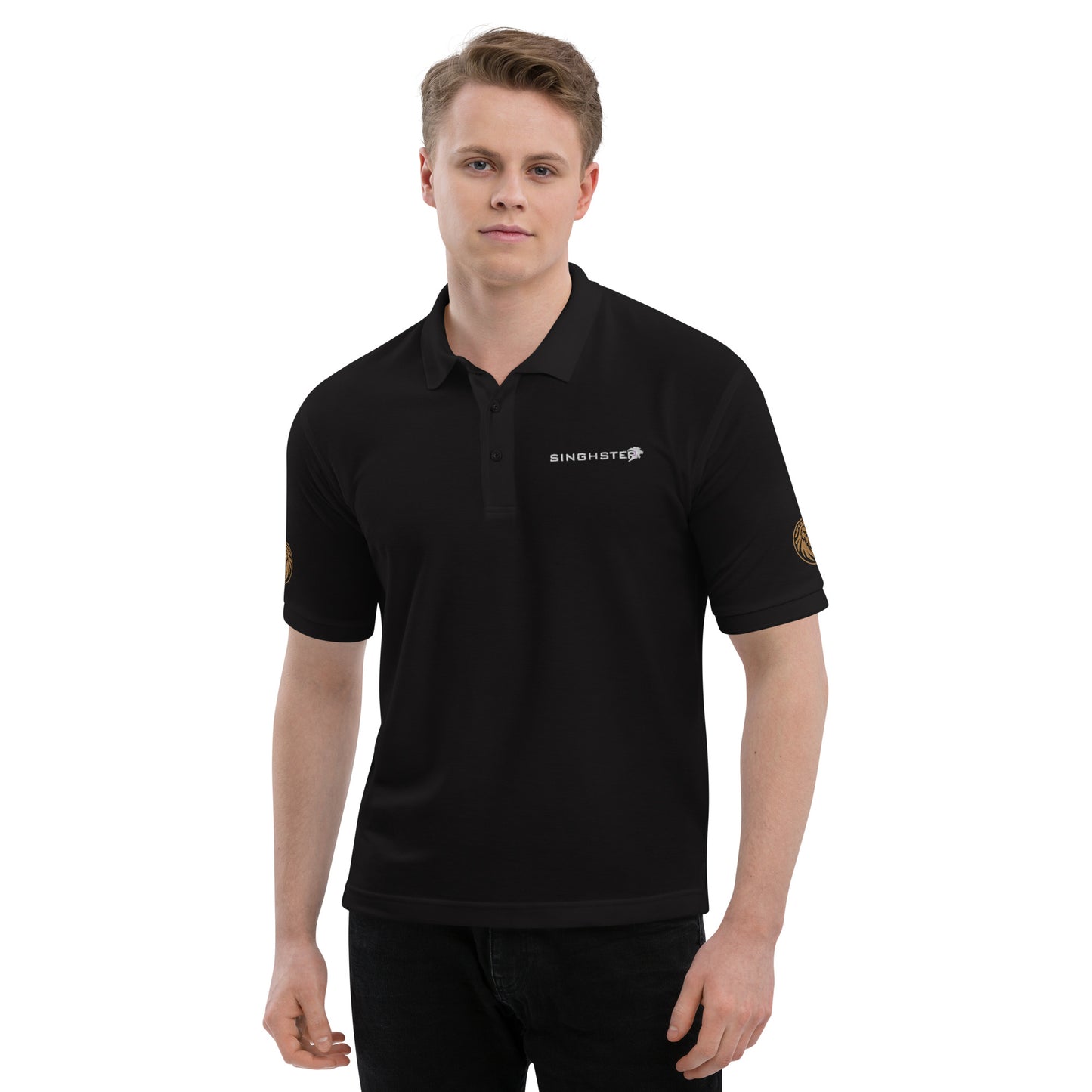 Singhster Embroidered Polo Shirt