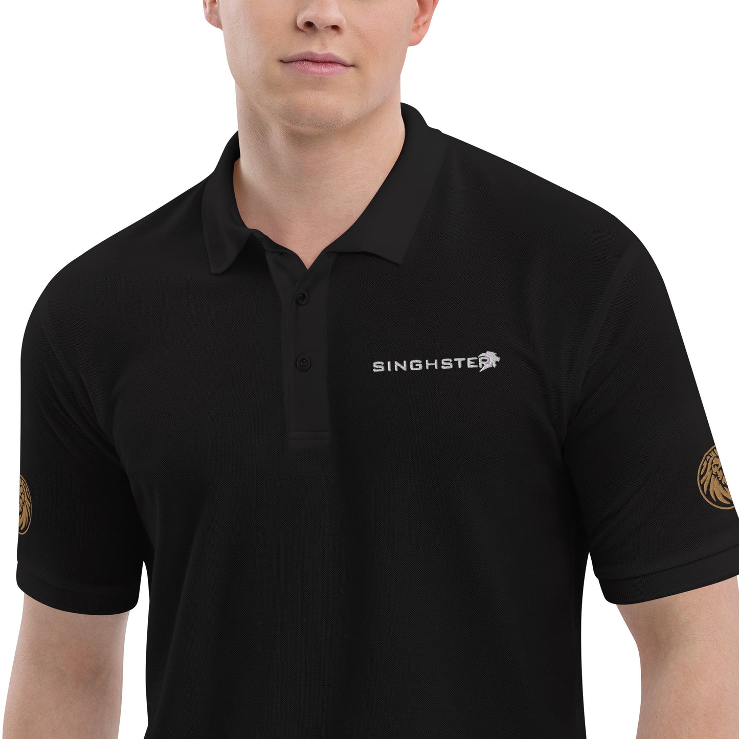 Singhster Embroidered Polo Shirt