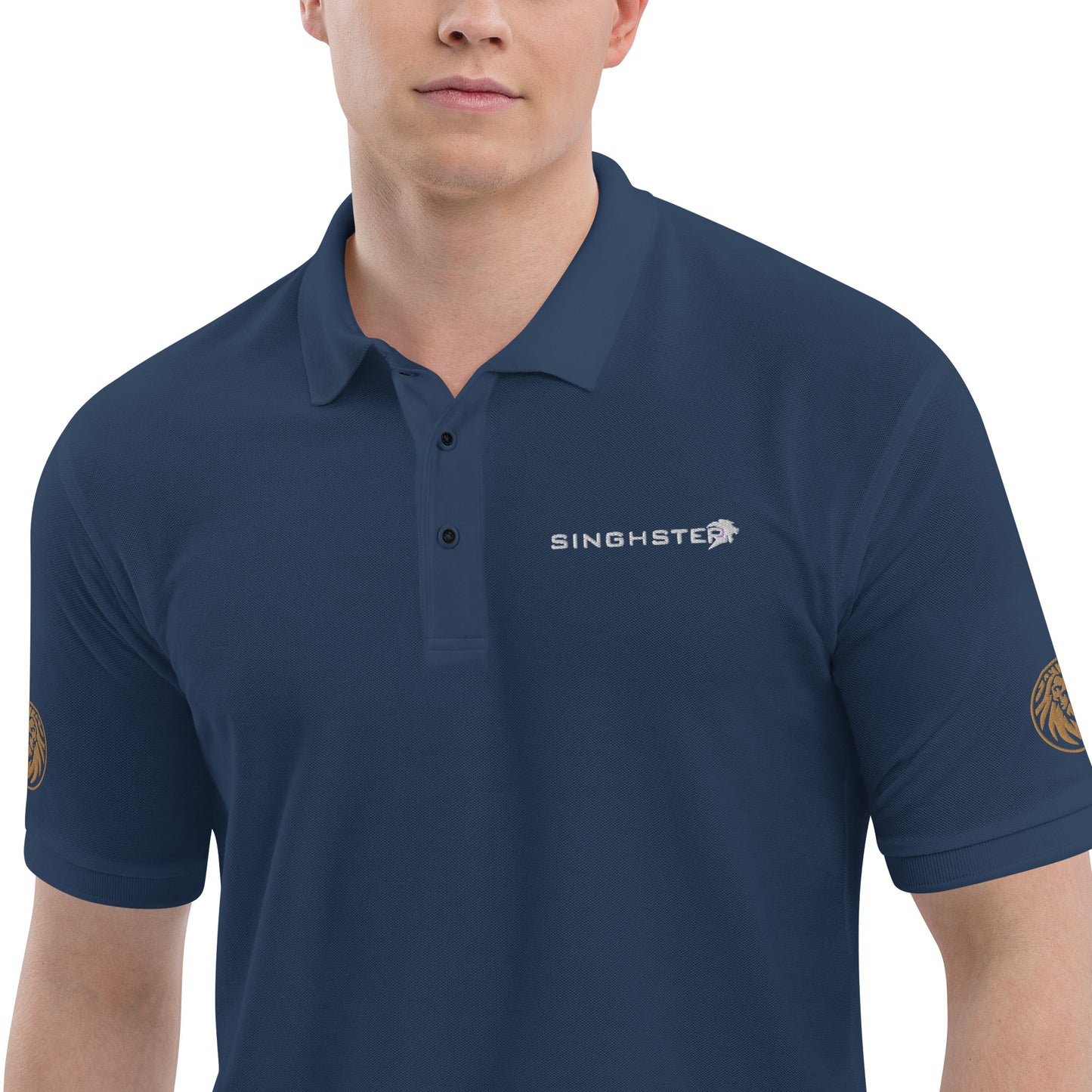 Singhster Embroidered Polo Shirt