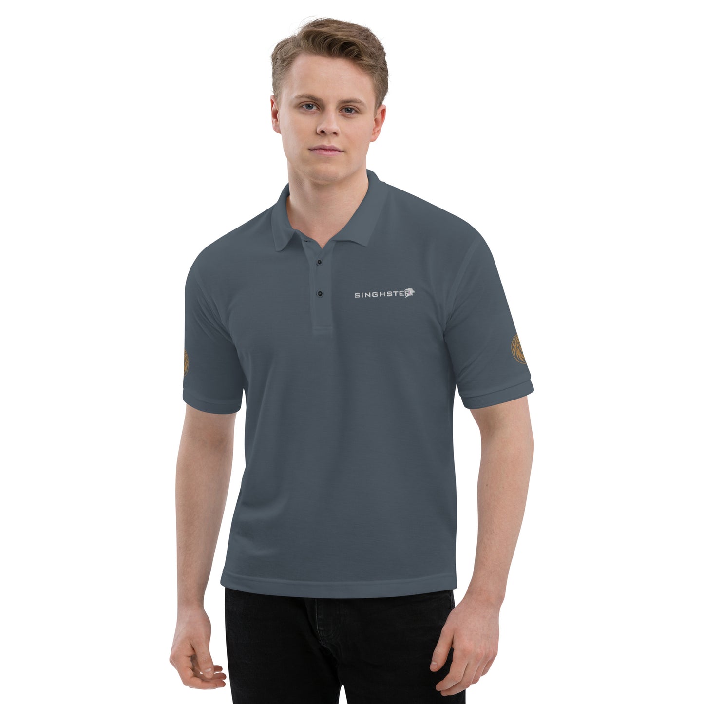 Singhster Embroidered Polo Shirt