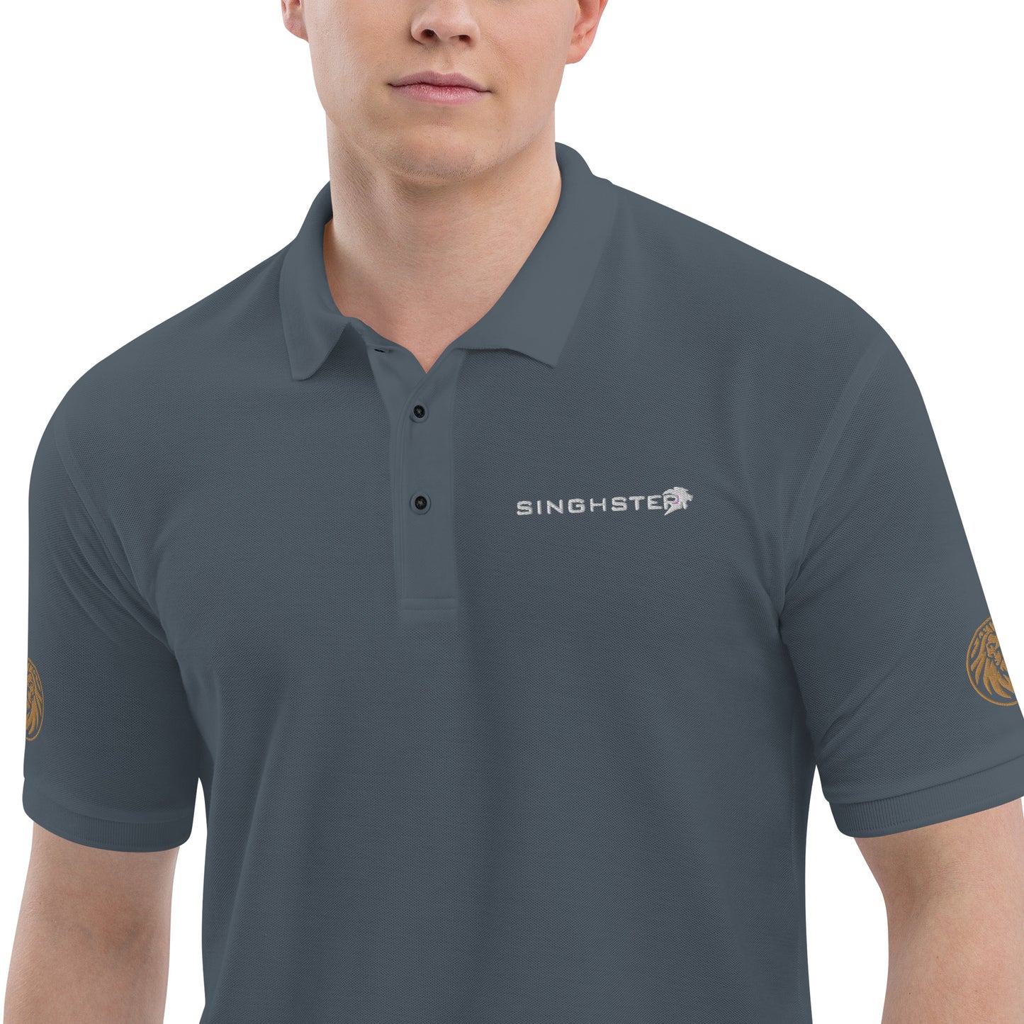 Singhster Embroidered Polo Shirt