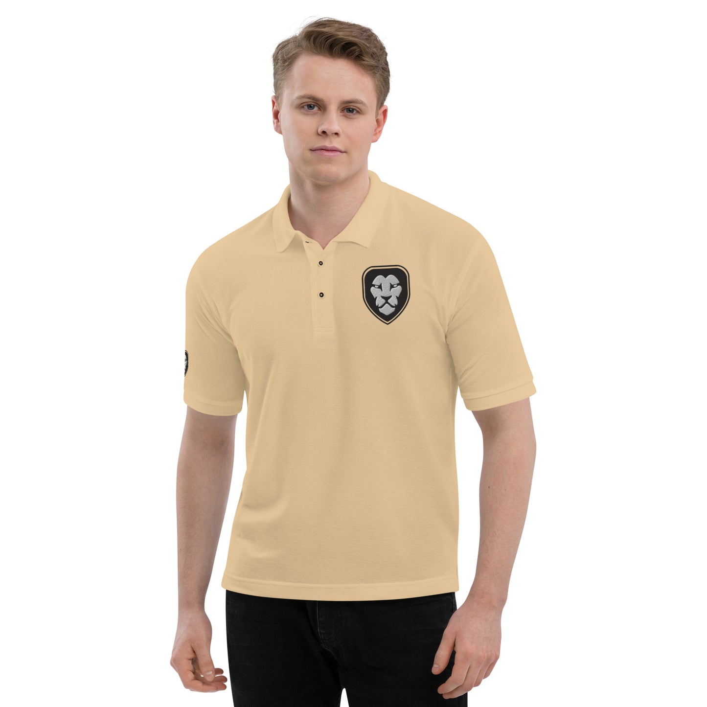 Men's Premium Lion Embroidered Polo