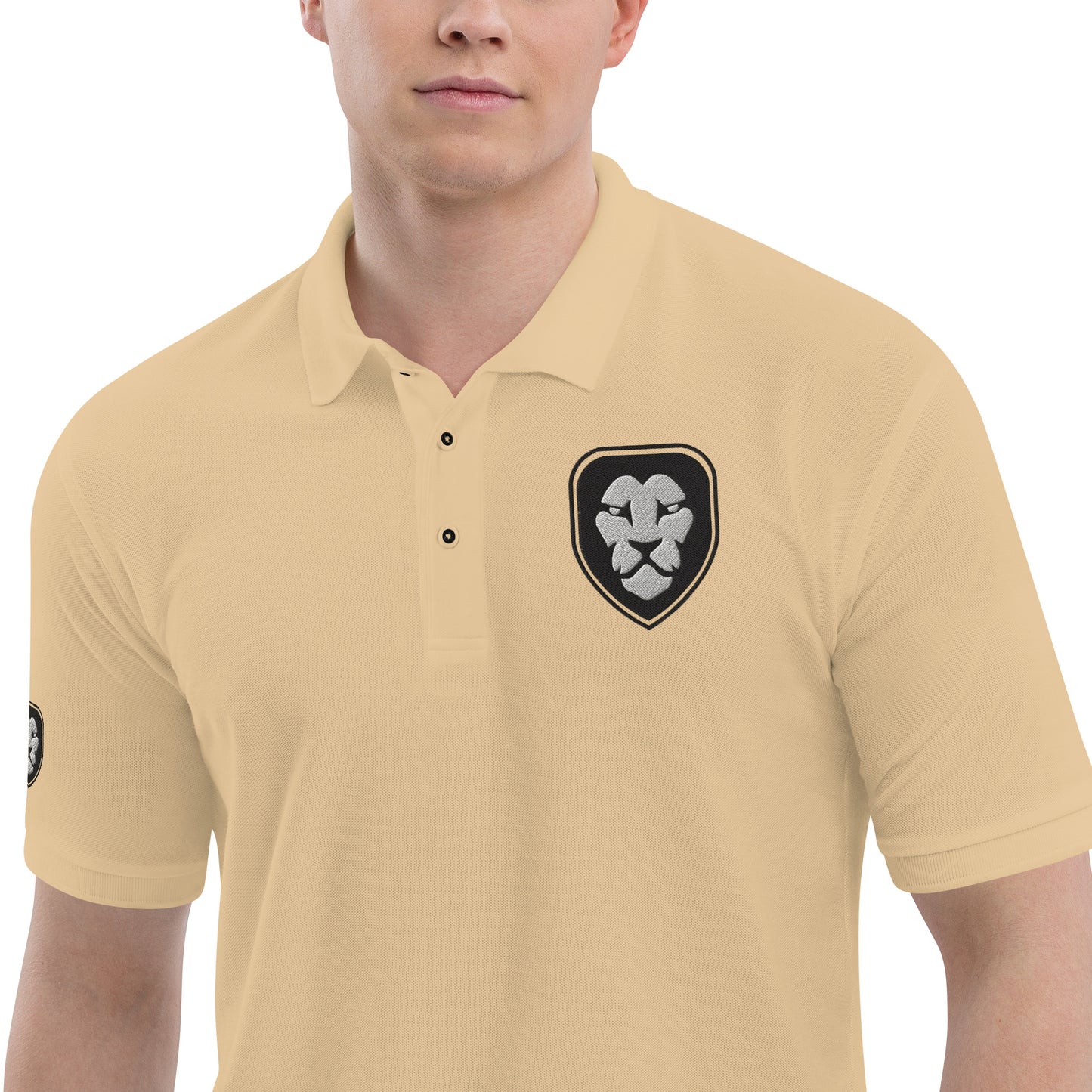 Men's Premium Lion Embroidered Polo