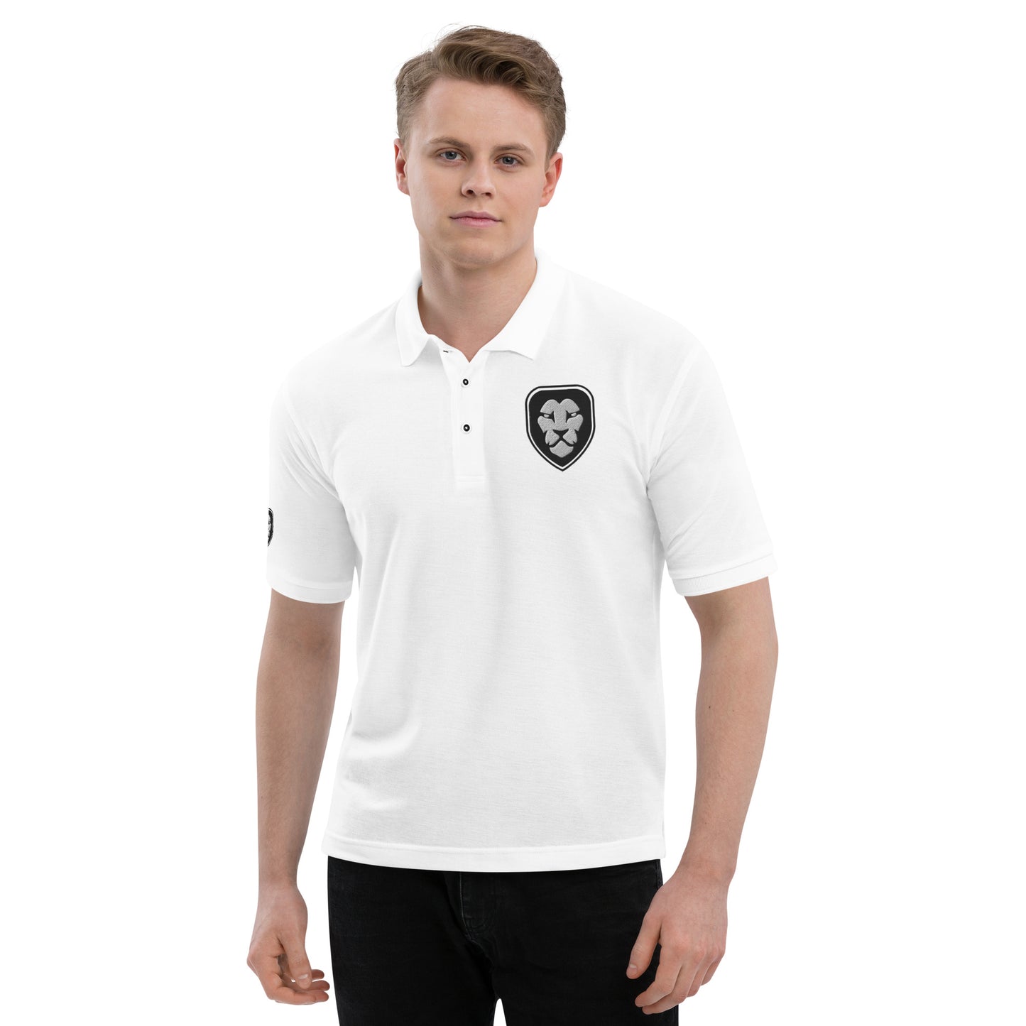 Men's Premium Lion Embroidered Polo