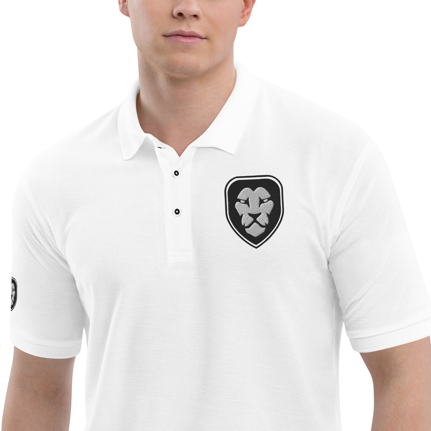 Men's Premium Lion Embroidered Polo