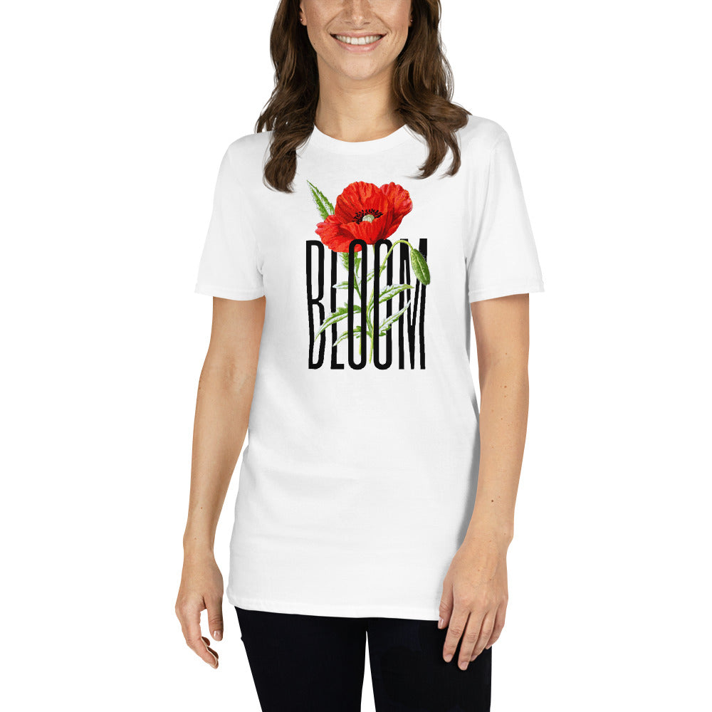 Poppy Flower Short-Sleeve T-Shirt