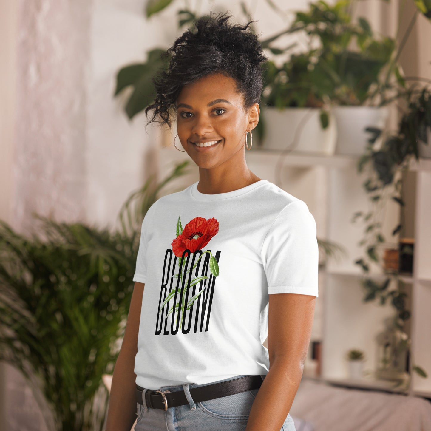 Poppy Flower Short-Sleeve T-Shirt