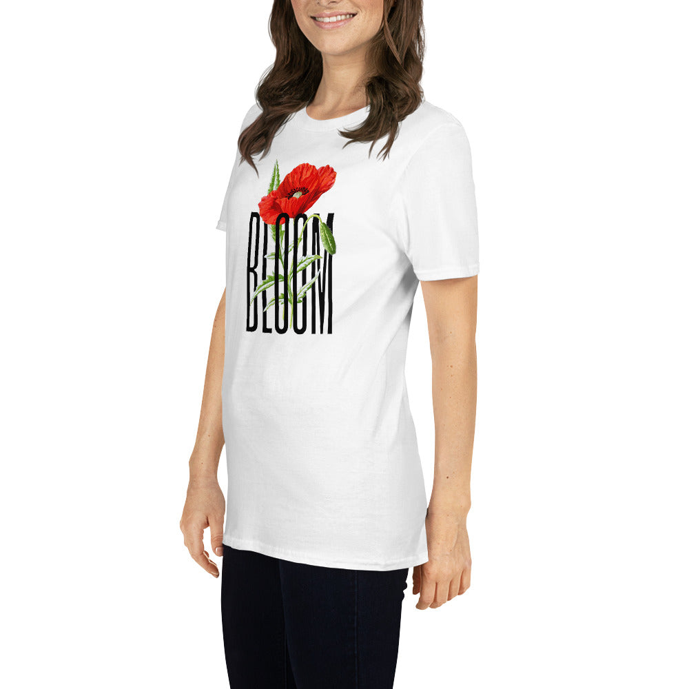 Poppy Flower Short-Sleeve T-Shirt