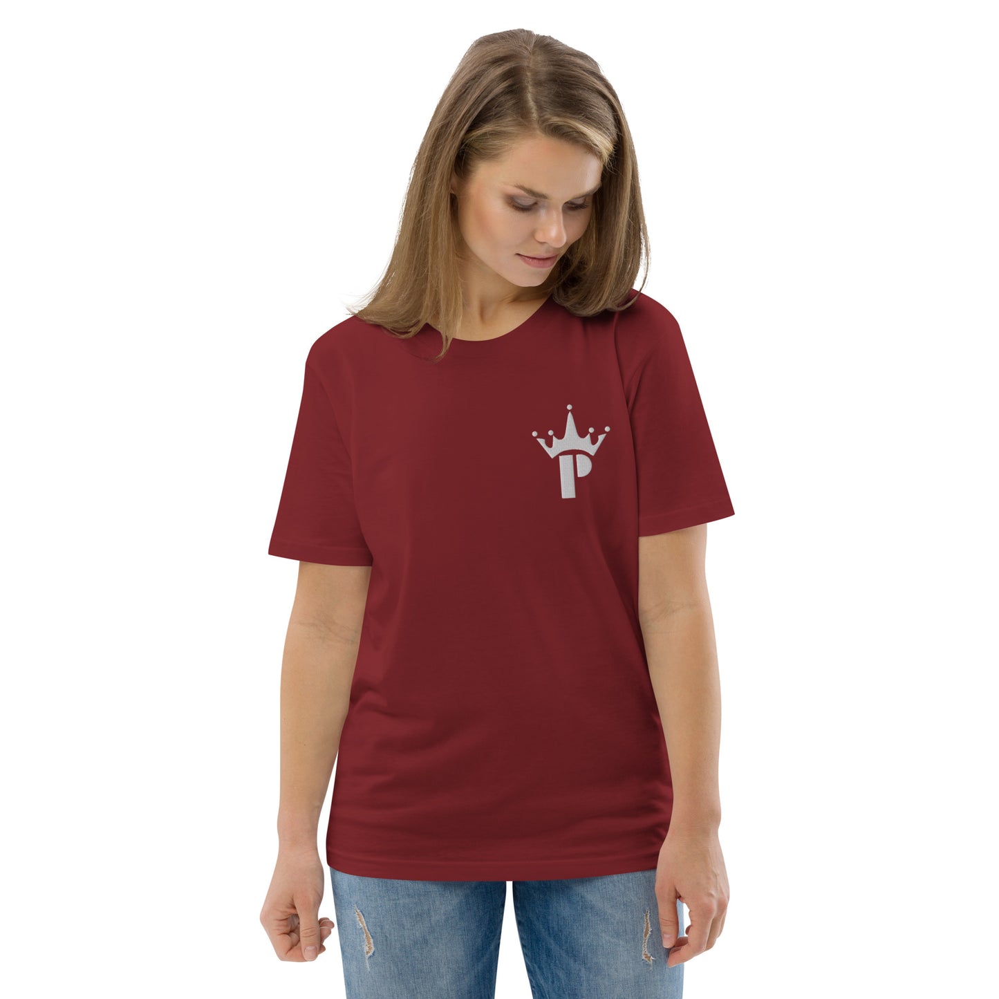 Letter P Crown Organic Cotton T-Shirt