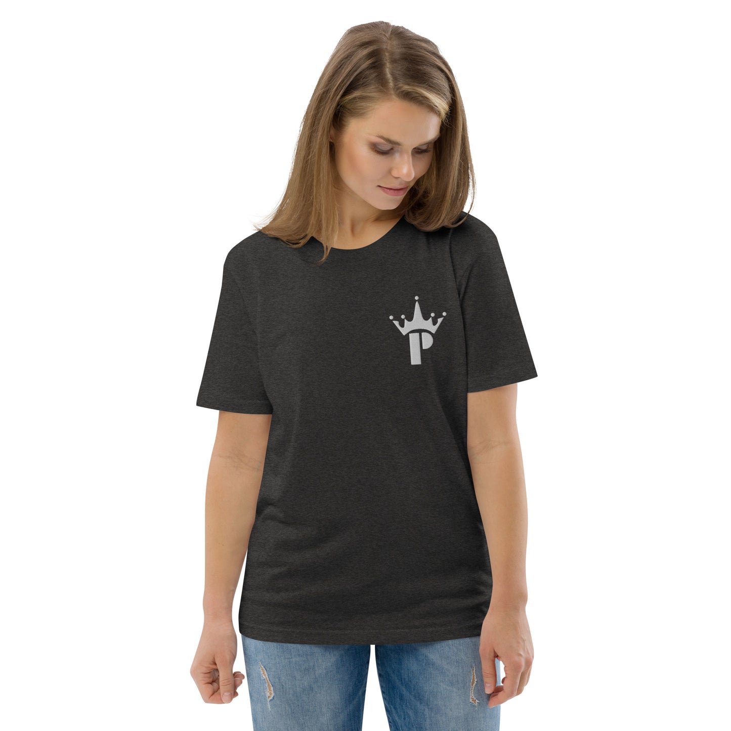 Letter P Crown Organic Cotton T-Shirt