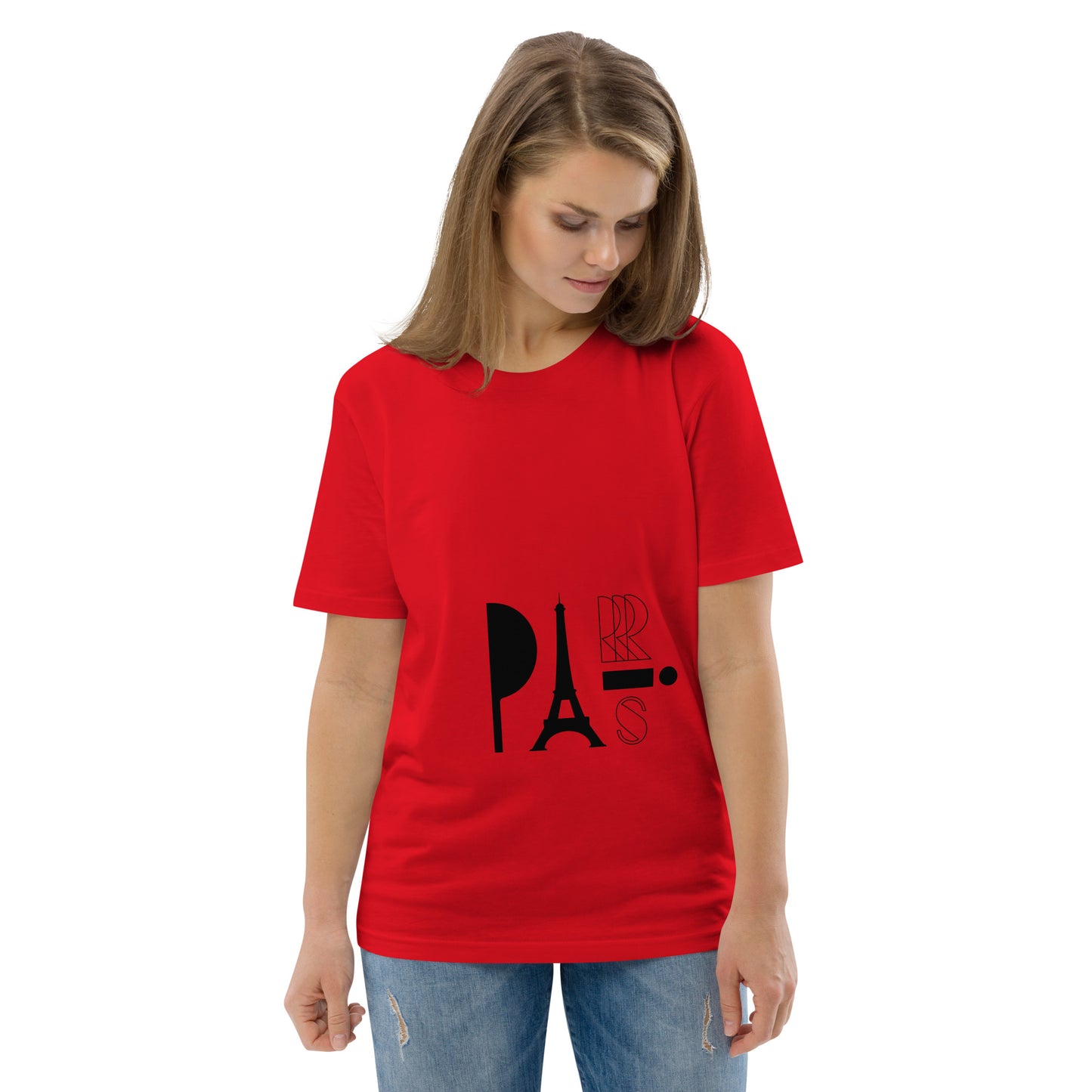 Paris Print Organic Cotton T-shirt