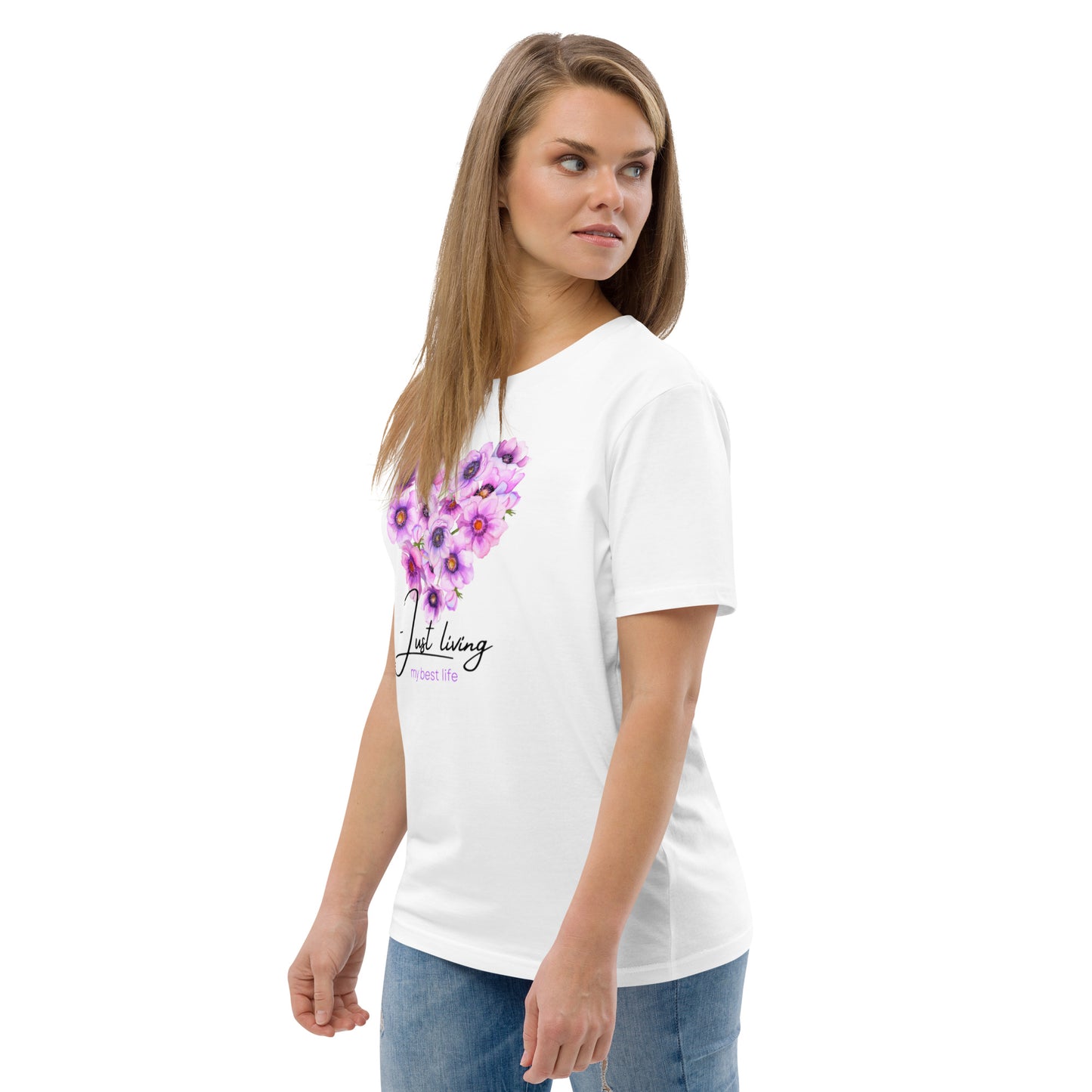 Water Color Heart Organic Cotton T-shirt