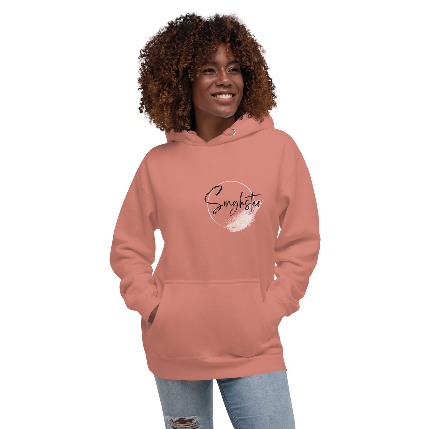 Dusty Rose Singhster Hoodie