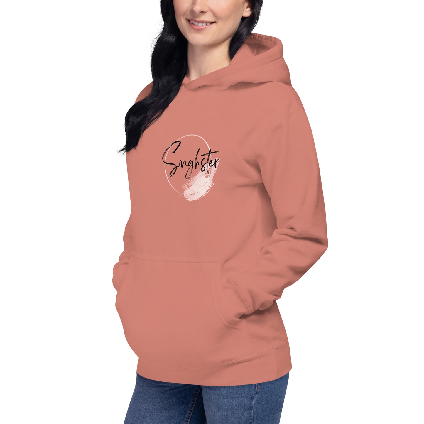 Dusty Rose Singhster Hoodie